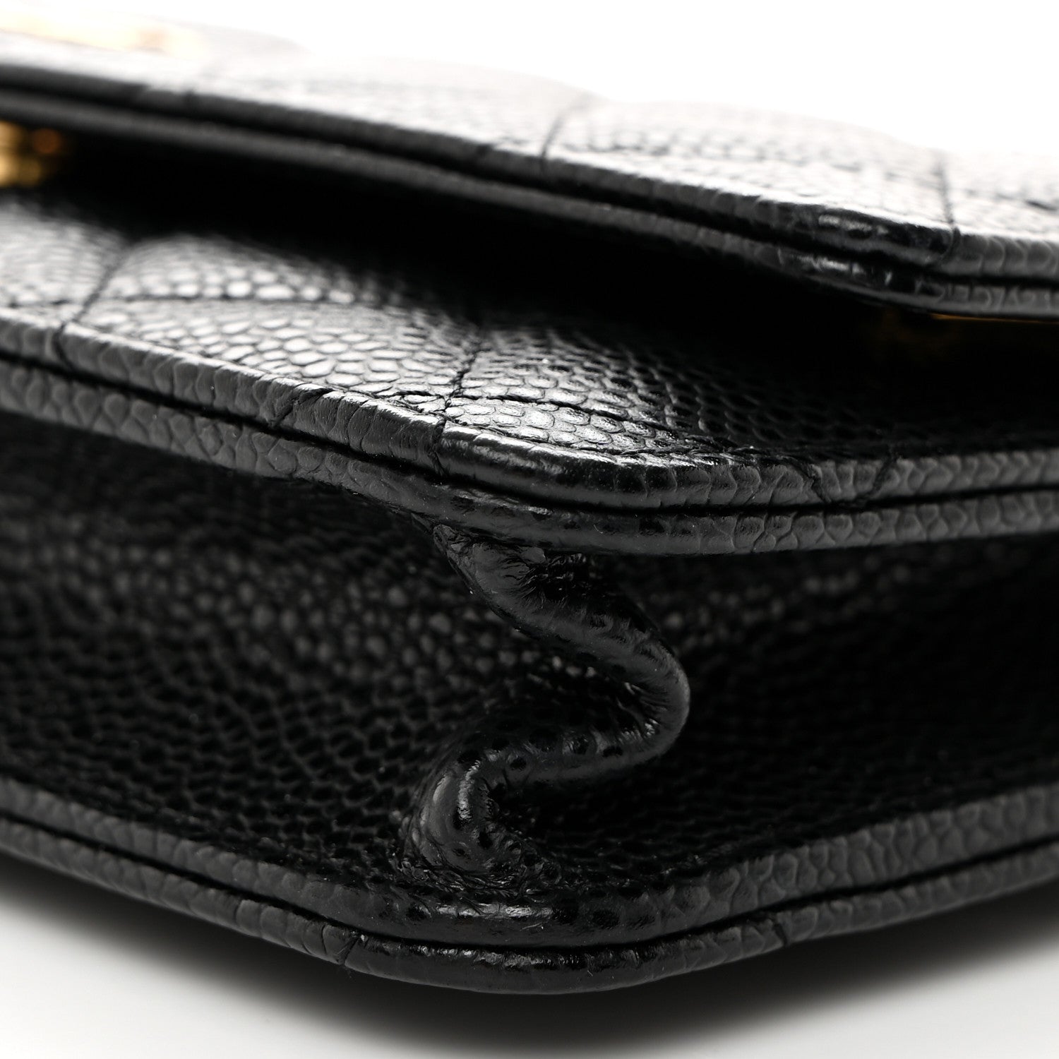 Chanel Caviar Quilted Wallet on Chain WOC Black 10 of 11