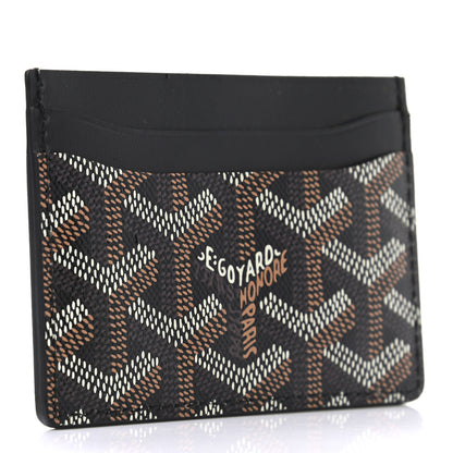 Goyard Goyardine Saint Sulpice Card Holder Black 6 of 12
