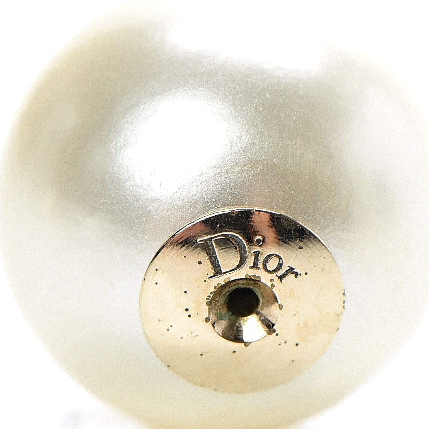 Christian Dior Pearl Mise En Dior Tribal Earrings 4 of 4
