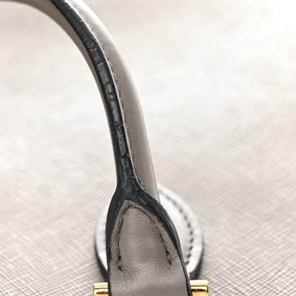 Prada Saffiano Soft Calfskin Zippered Tote Marmo 17 of 18