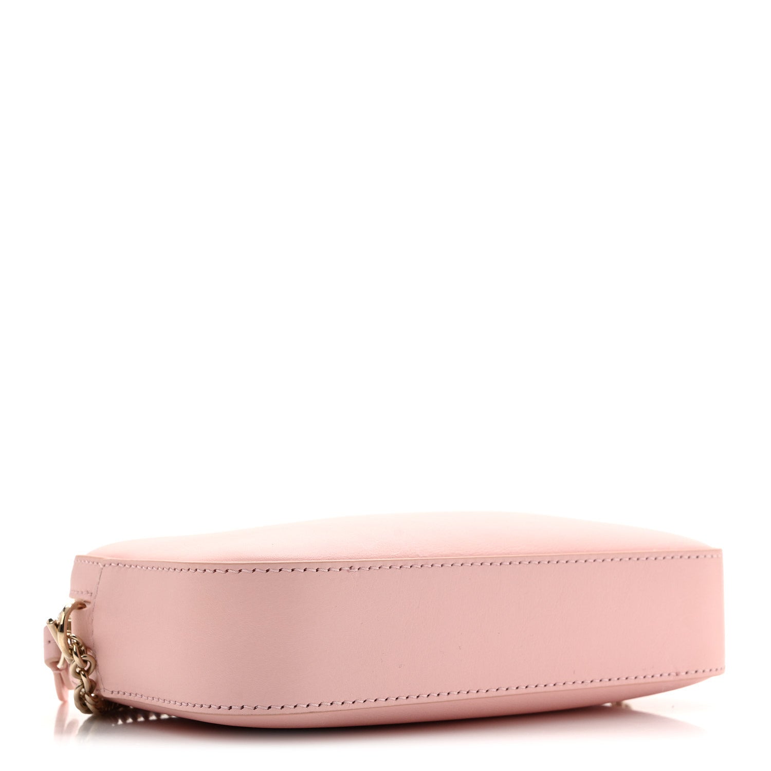 Gucci Dollar Calfskin Enamel Monochrome Super Mini GG Marmont Chain Shoulder Bag Light Pink Blue 4 of 10