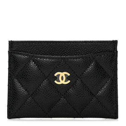Chanel Caviar Quilted Card Holder Black 1 of 9