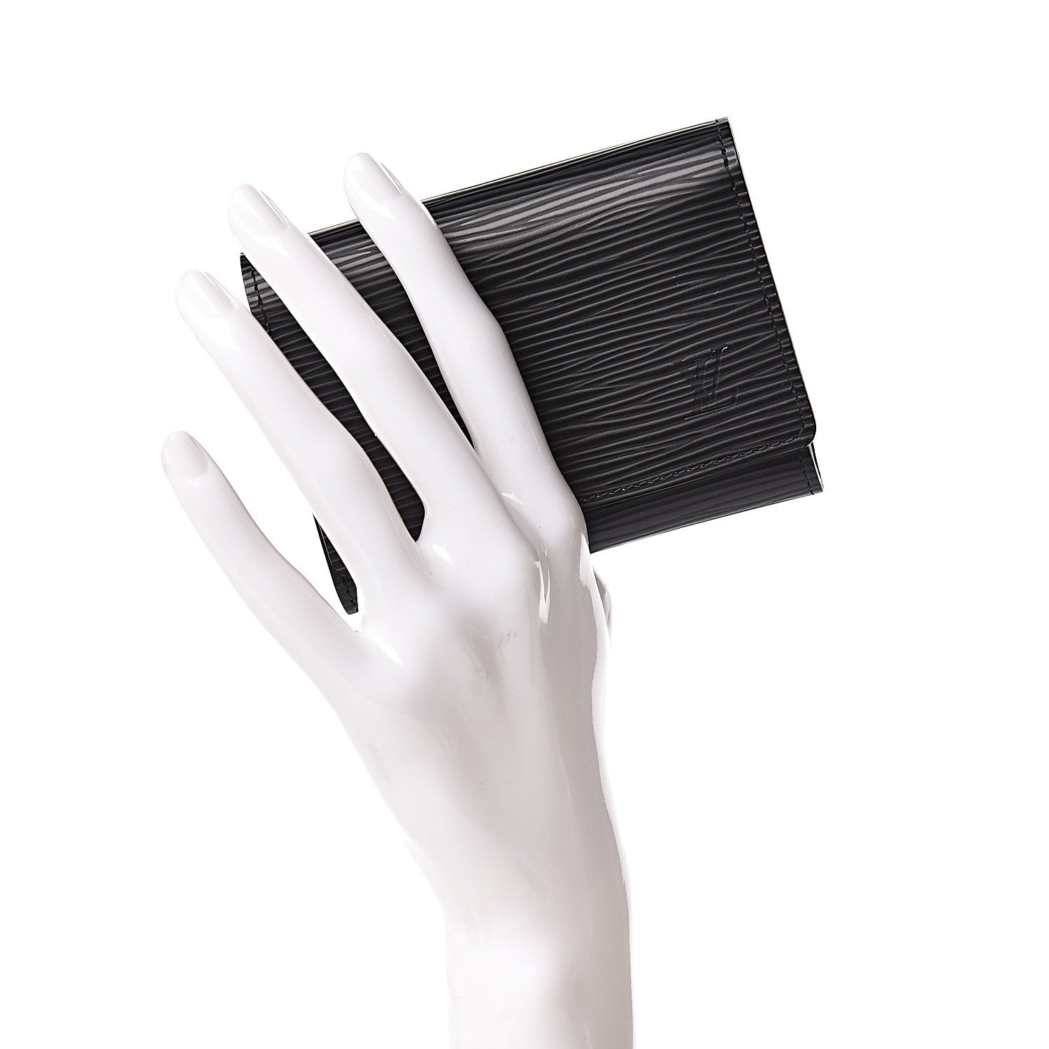 Louis Vuitton Epi Business Card Holder Black 2 of 7