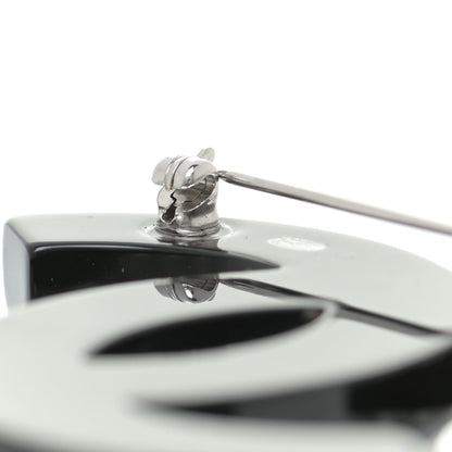 Chanel Resin Pearl CC Brooch Black 7 of 9