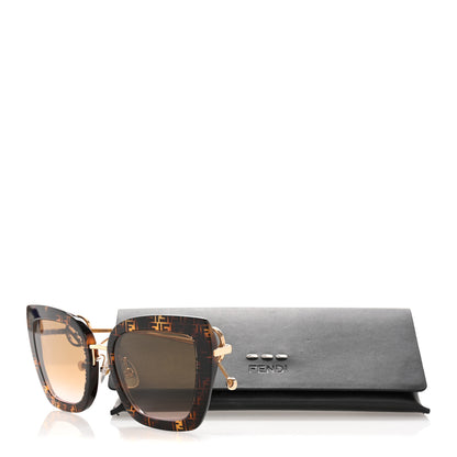 Fendi Acetate Metal F is Fendi FF Square Cat Eye Sunglasses FF 0424/F/S Havana 7 of 7