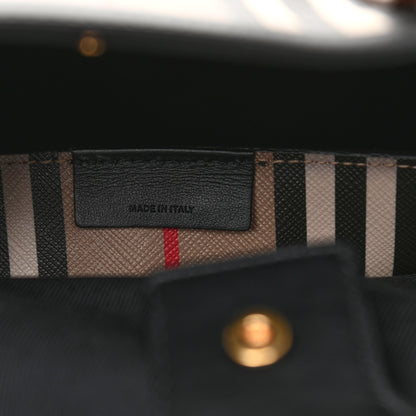 Burberry E-Canvas Stripe Book Tote Archive Beige 7 of 12