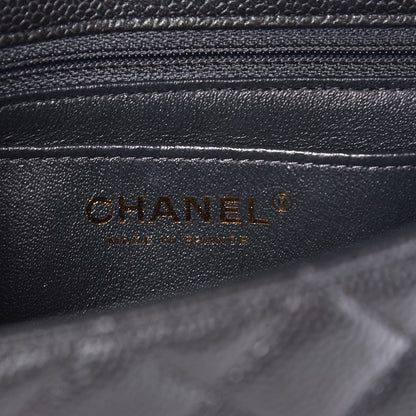 Chanel Caviar Quilted Mini Rectangular Flap Dark Grey 6 of 8
