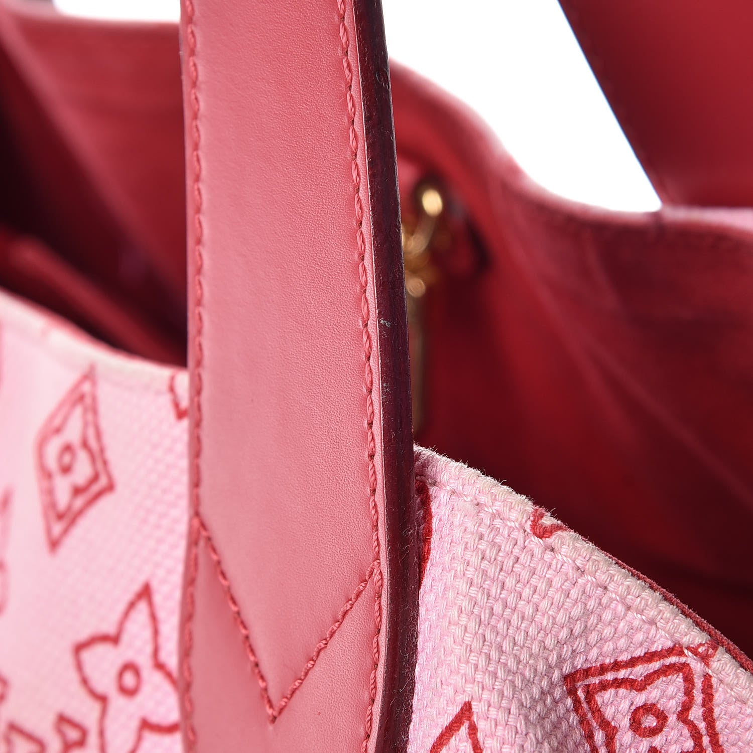 Louis Vuitton Canvas Cabas Ipanema PM Pink 17 of 24