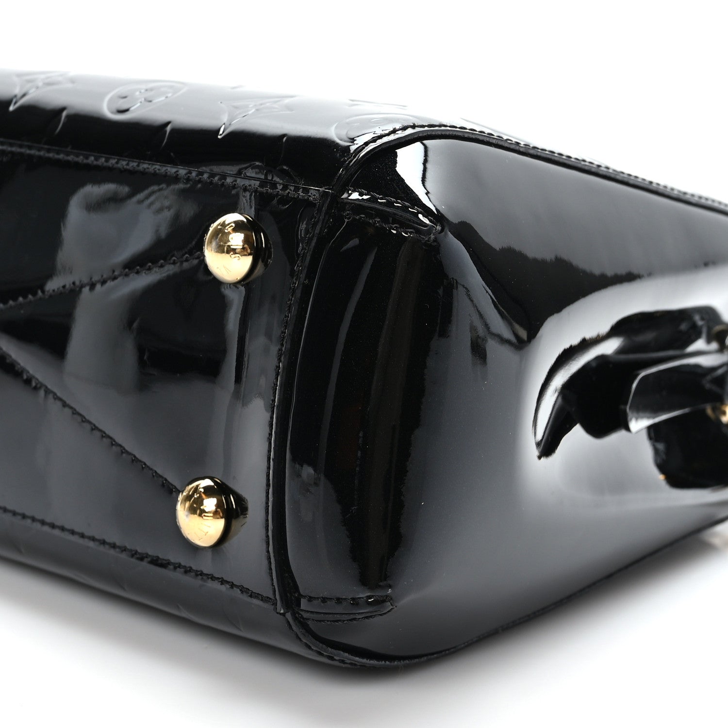 Louis Vuitton Vernis Montaigne BB Black 8 of 8