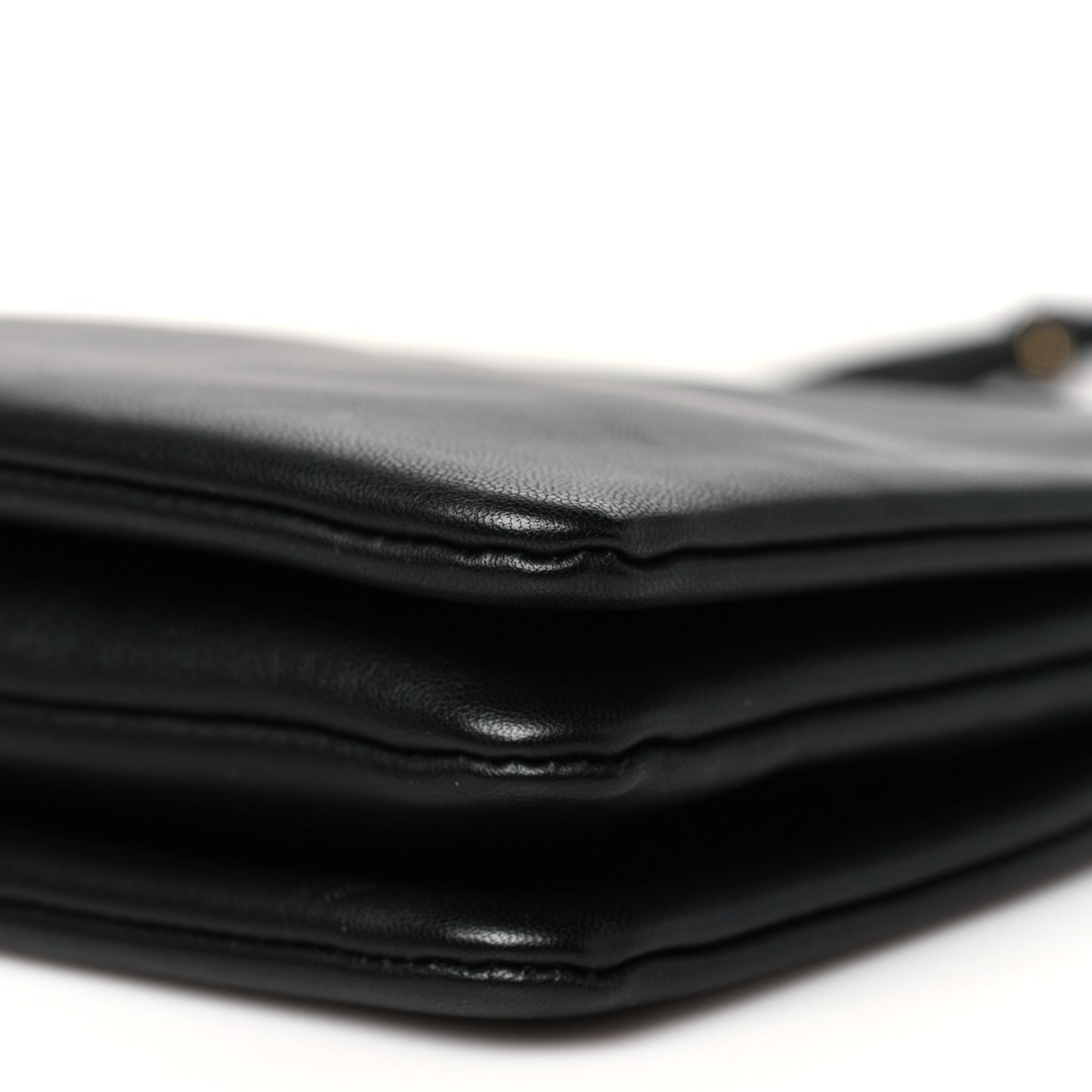 Lambskin Small Trio Crossbody Bag Black