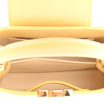 Louis Vuitton Taurillon Mini Capucines Jaune Plume 6 of 13