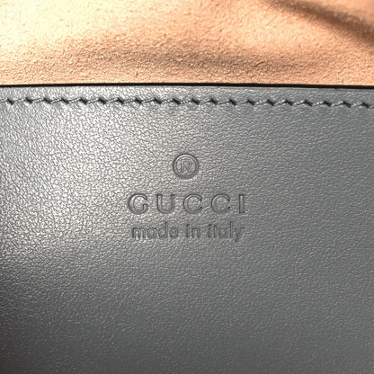 Gucci Calfskin Matelasse Aria Small GG Marmont Chain Shoulder Bag Deep Grey 6 of 11