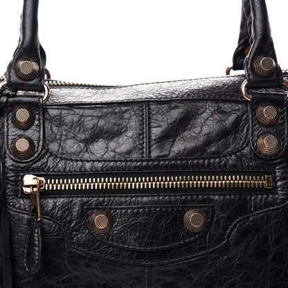 Balenciaga Agneau Giant 12 Rose Gold Hardware Work Black 10 of 10