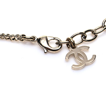Chanel Pearl CC Chain Anklet Gold Pearly White 4 of 5