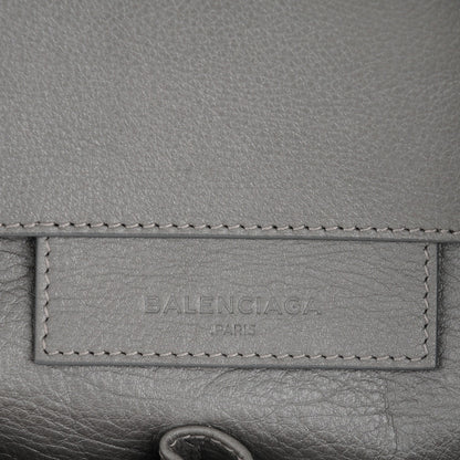 Balenciaga Veau Papier A4 Zip Around Tote Gris Metal 6 of 7
