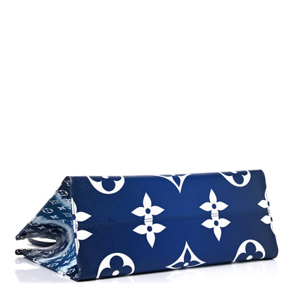 Louis Vuitton Monogram Escale Onthego GM Blue 3 of 13