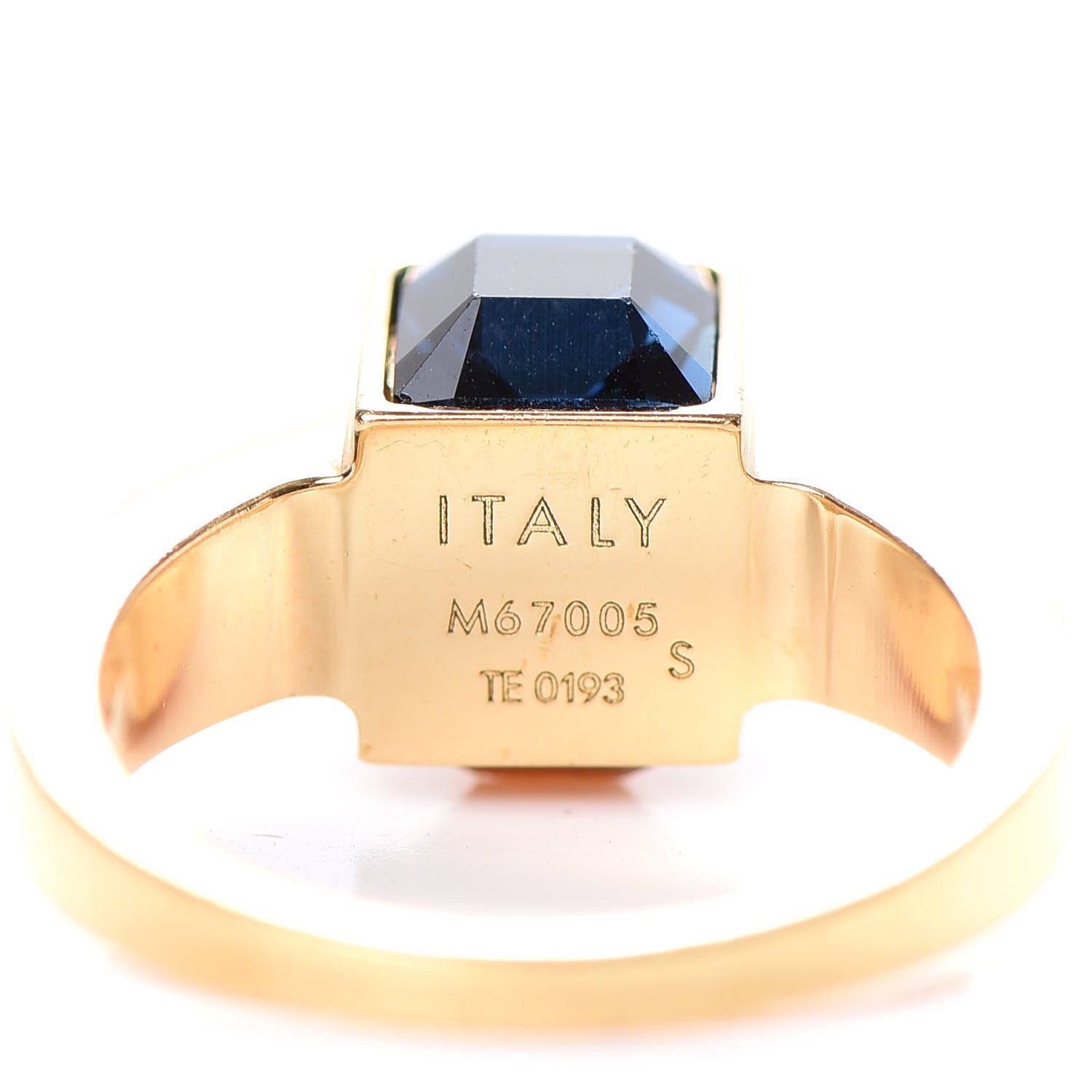 Louis Vuitton Swarovski Gamble Ring Small 4 Gold 3 of 5