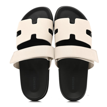 Hermes Epsom Mens Chypre Sandals 42 White 2 of 10