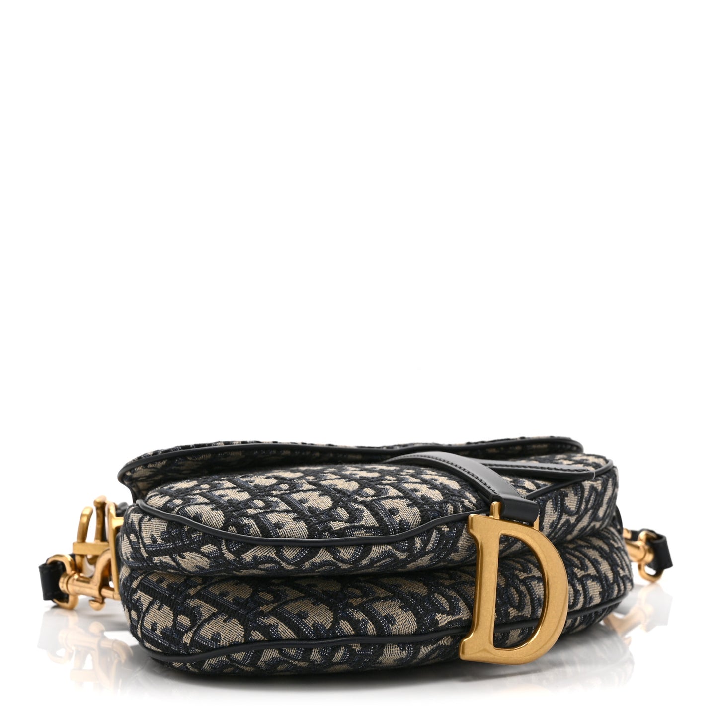 Oblique Saddle Bag Blue