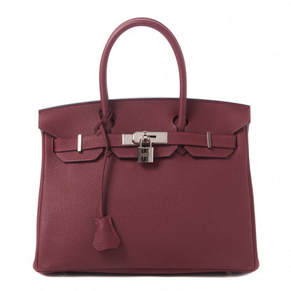 Hermes Togo Birkin 30 Rouge H 1 of 31