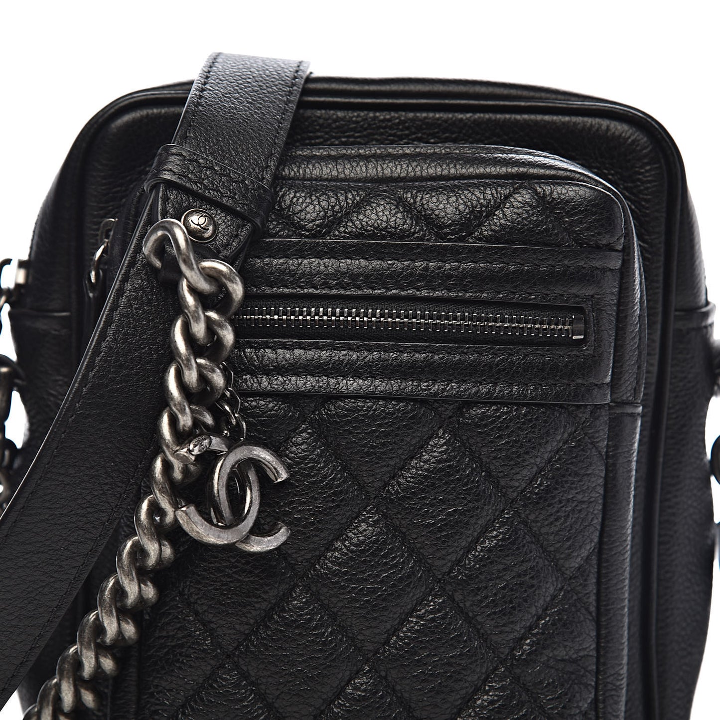 Calfskin Camera Case Black