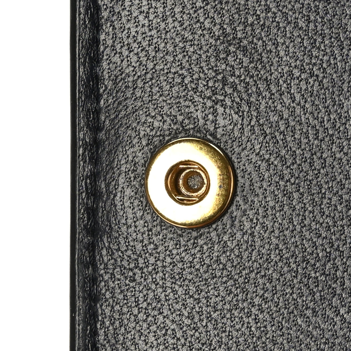 Glossy Goatskin French Purse Wallet Brown