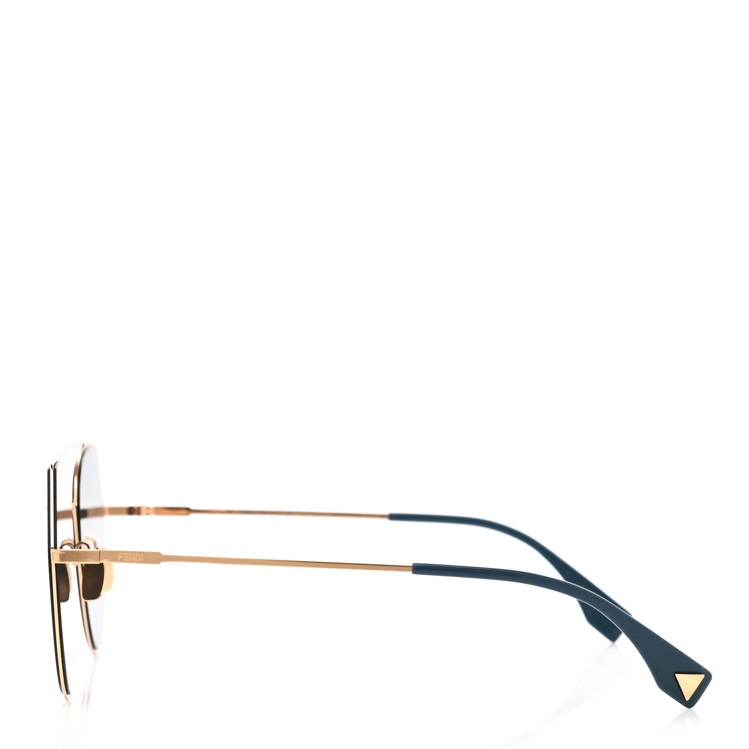 Fendi Metal Geometric Sunglasses FF 0194/S Gold 3 of 7