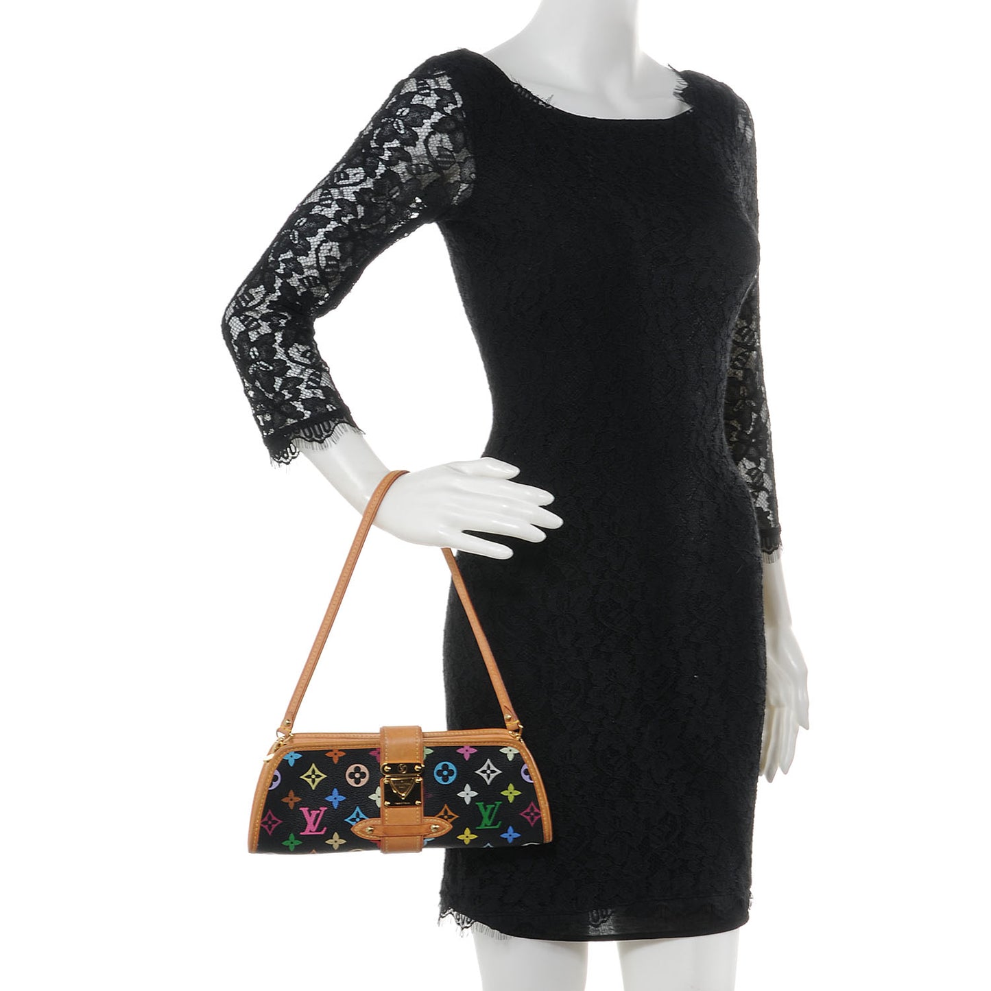 Monogram Multicolor Shirley Black