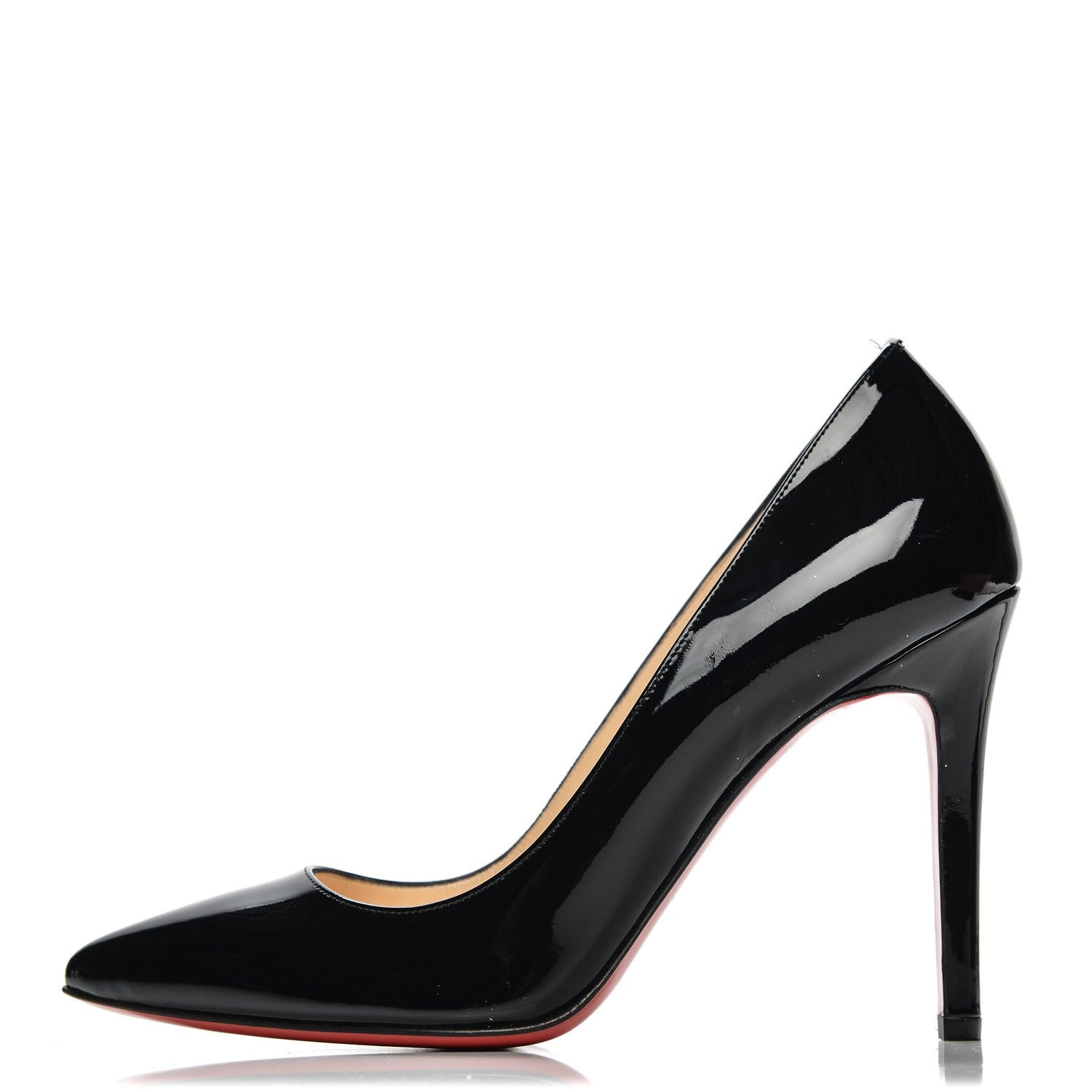 Christian Louboutin Patent Pigalle 100 Pumps 36 Black 1 of 11