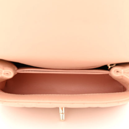 Chanel Caviar Quilted Extra Mini Coco Handle Flap Light Pink 5 of 10