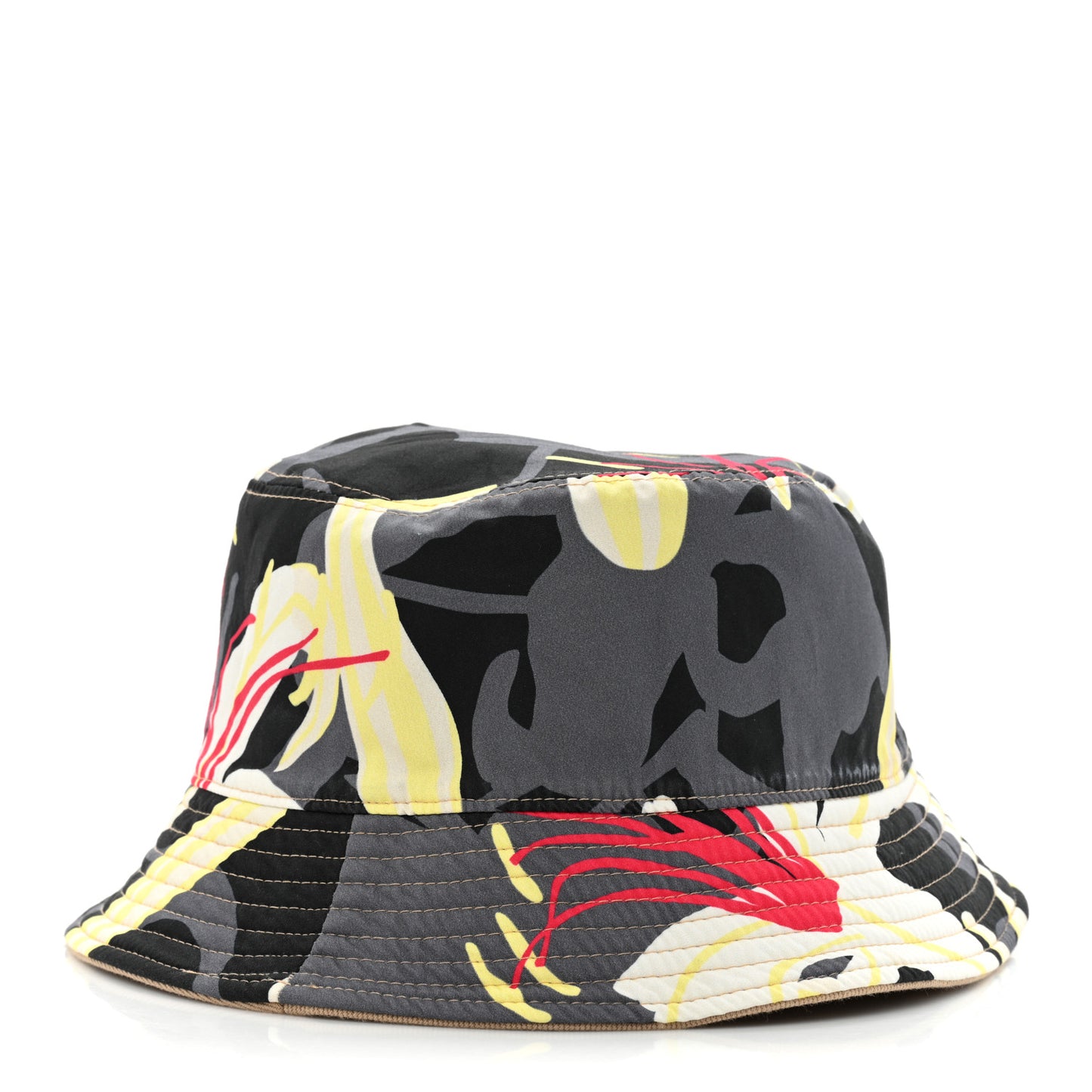 Canvas CC Bucket Hat Beige