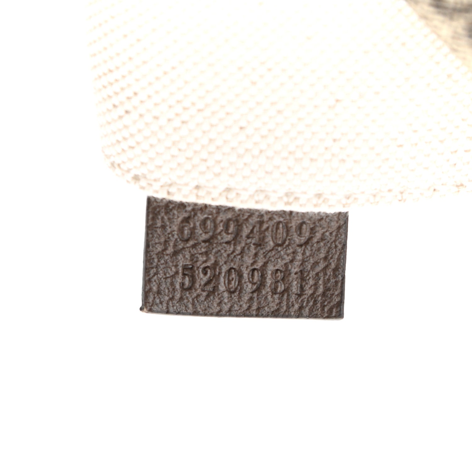 Gucci GG Supreme Monogram Textured Calfskin Web Small Attache Shoulder Bag Beige Ebony New Acero 7 of 11