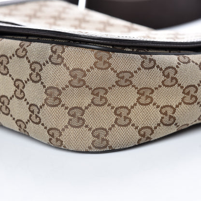 Gucci Monogram Flap Messenger Bag Beige Dark Brown 11 of 11