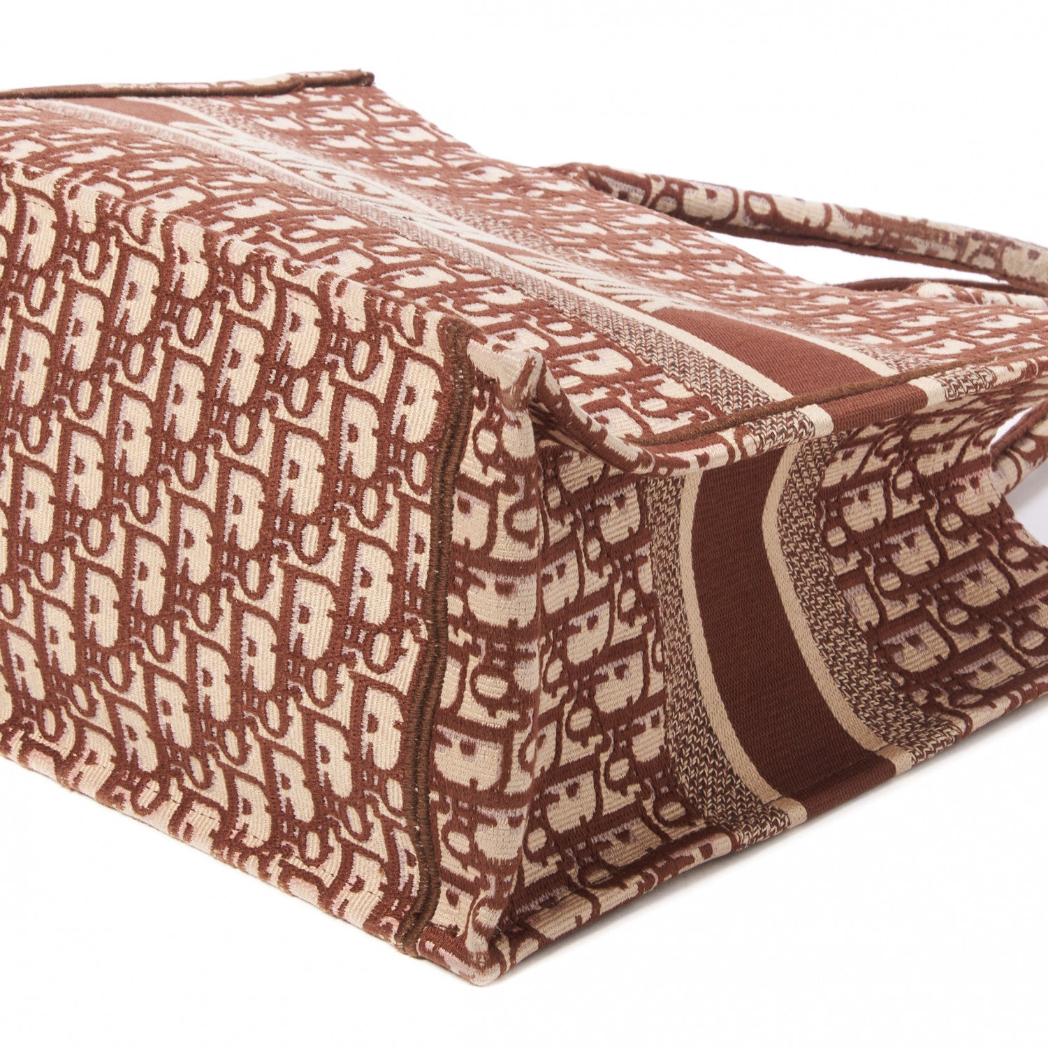 Christian Dior Oblique Medium Book Tote Brown Multicolor 5 of 8