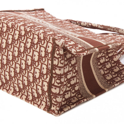 Christian Dior Oblique Medium Book Tote Brown Multicolor 5 of 8