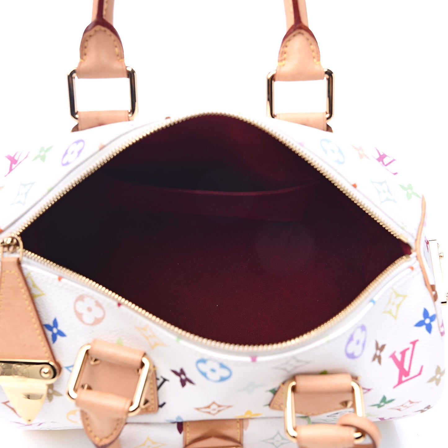 Monogram Multicolor Speedy 30 White