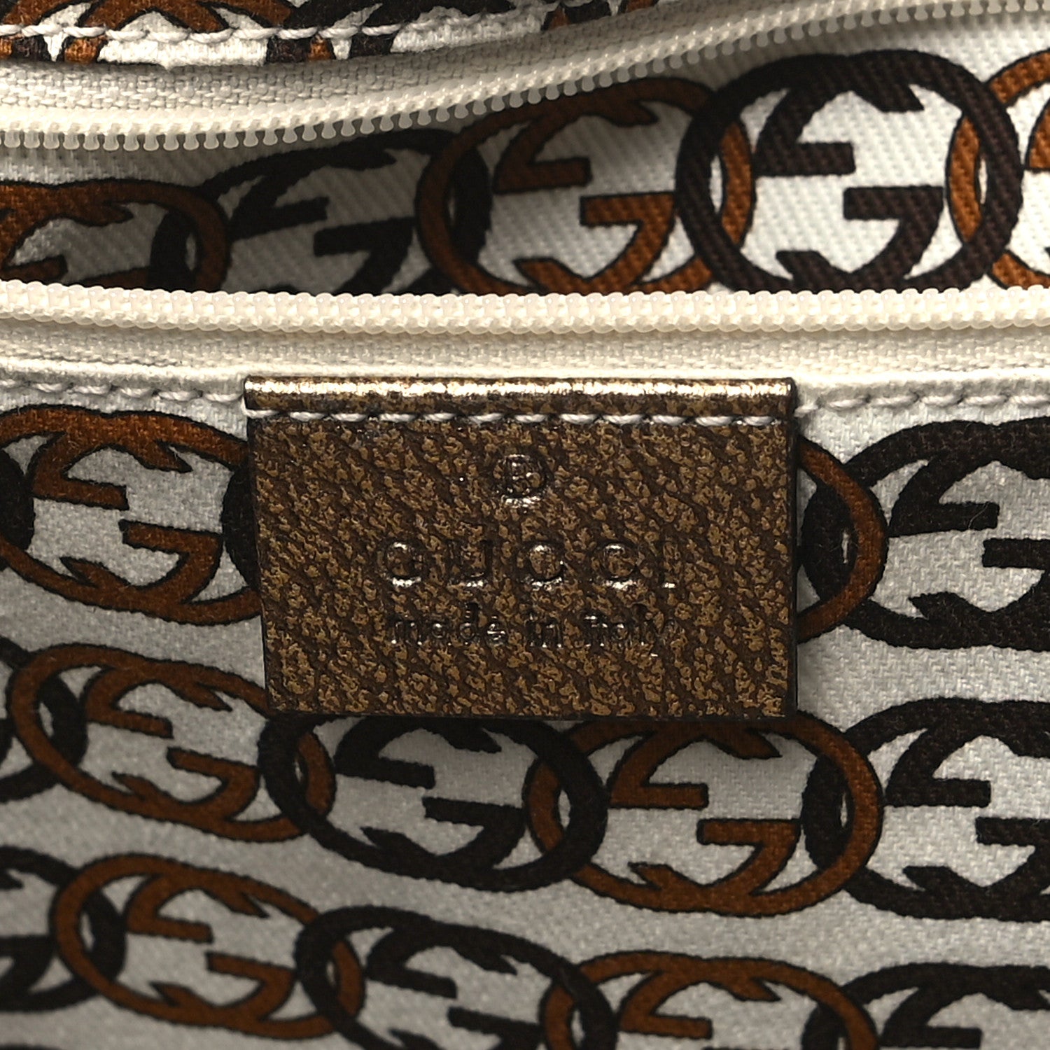 Gucci Monogram Medium Princy Tote Gold 6 of 11
