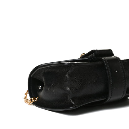 Chloe Shiny Goatskin Calfskin Aby Chain Shoulder Bag Black 5 of 15