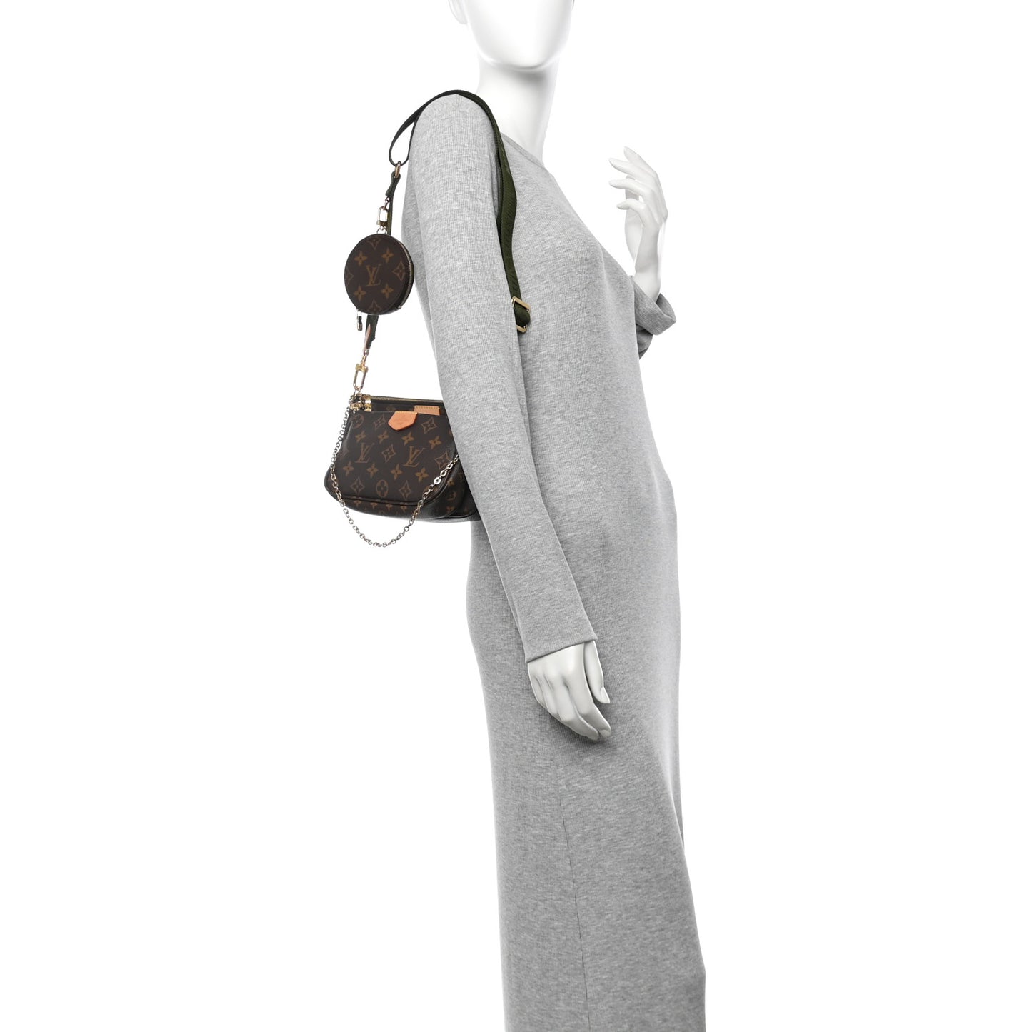 Monogram Multi Pochette Accessories Kaki
