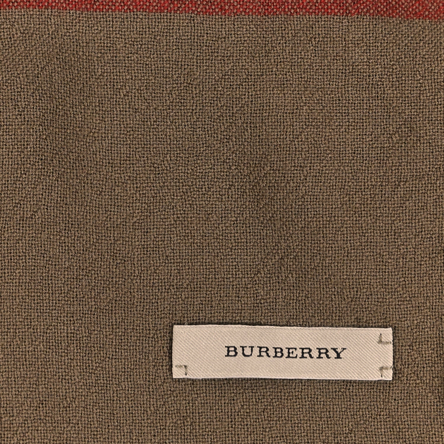 Burberry Wool Silk Gauze Giant Check Lightweight Scarf Archive Beige 2 of 3