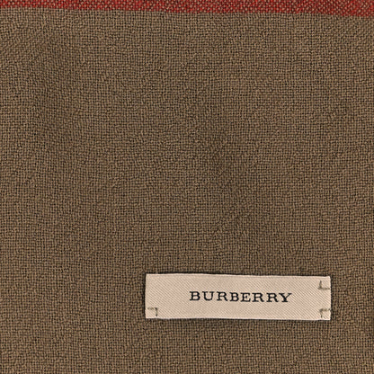 Burberry Wool Silk Gauze Giant Check Lightweight Scarf Archive Beige 2 of 3