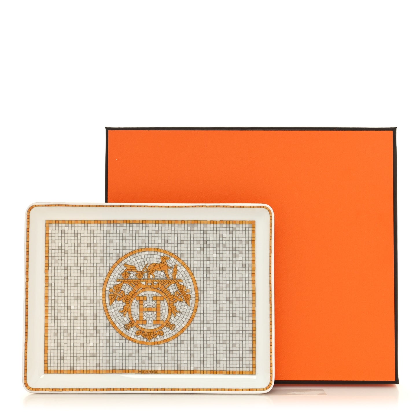 Porcelain Mosaique au 24 Gold Sushi Plate