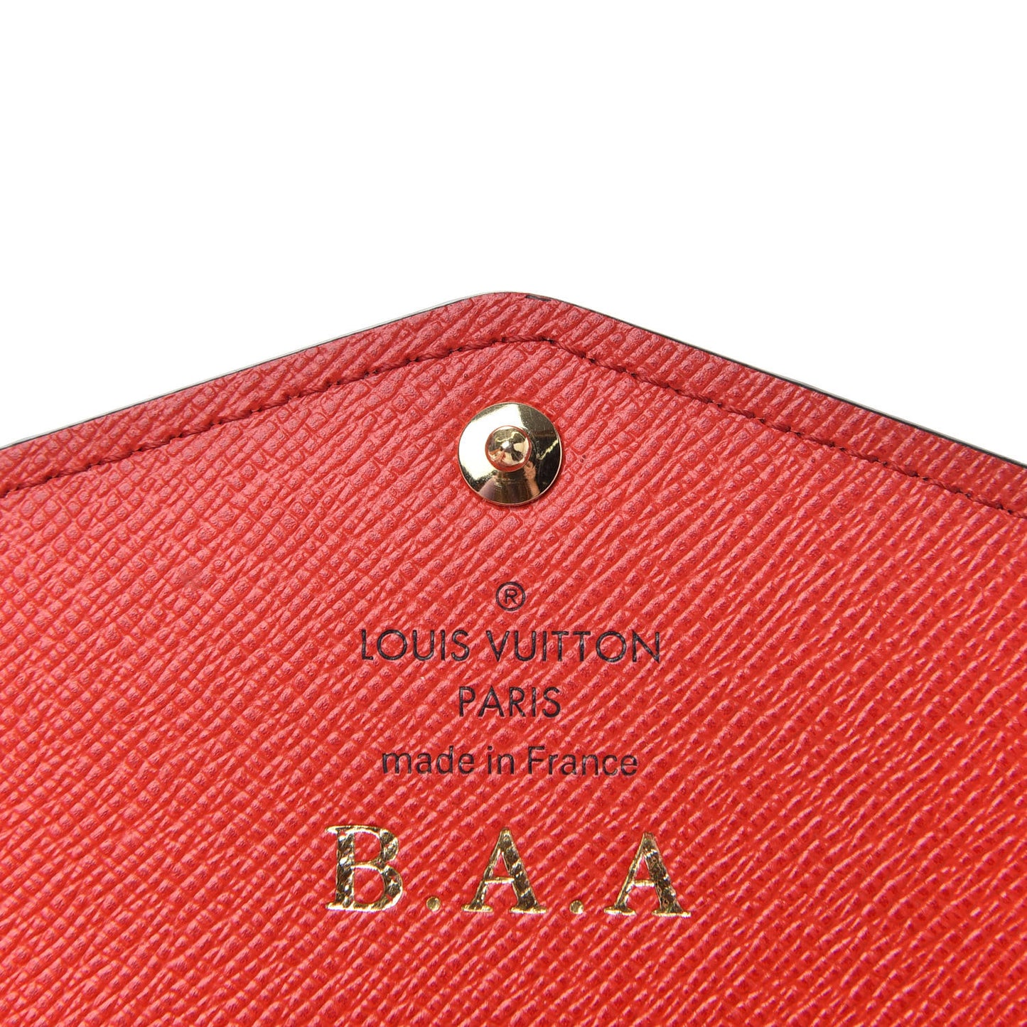 Monogram Sarah Wallet NM Coquelicot