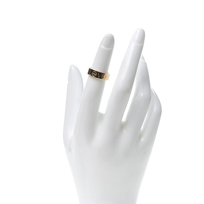 Cartier 18K Yellow Gold 5.5mm Engraved LOVE Ring 47 4 2 of 6