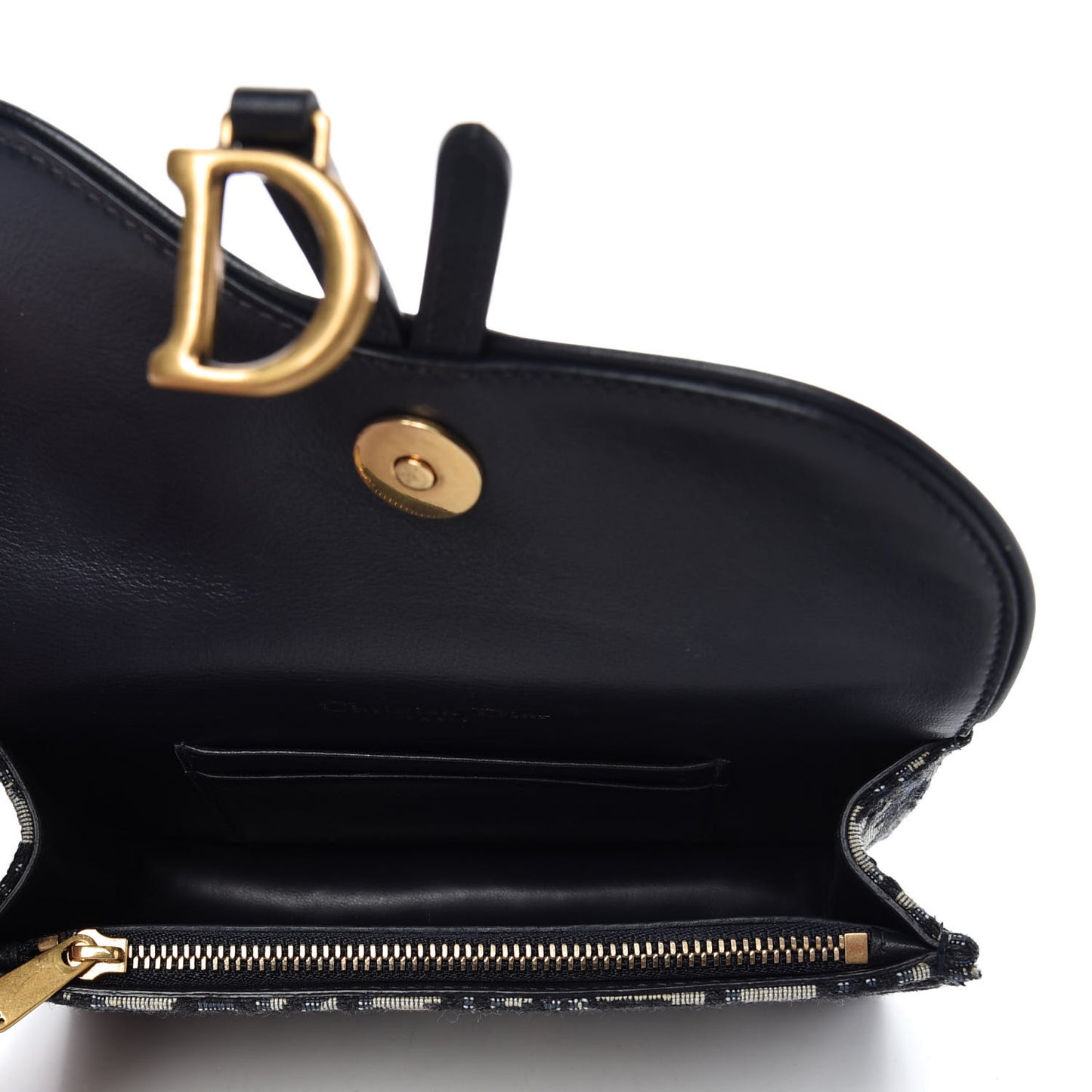 Oblique Saddle Belt Bag Blue