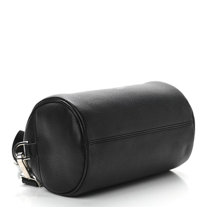 Christian Dior HOMME Grained Calfskin Mens Roller Pouch Black 4 of 9