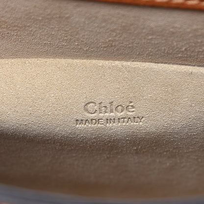 Chloe Calfskin Suede Medium Nile Bracelet Bag Caramel 6 of 7