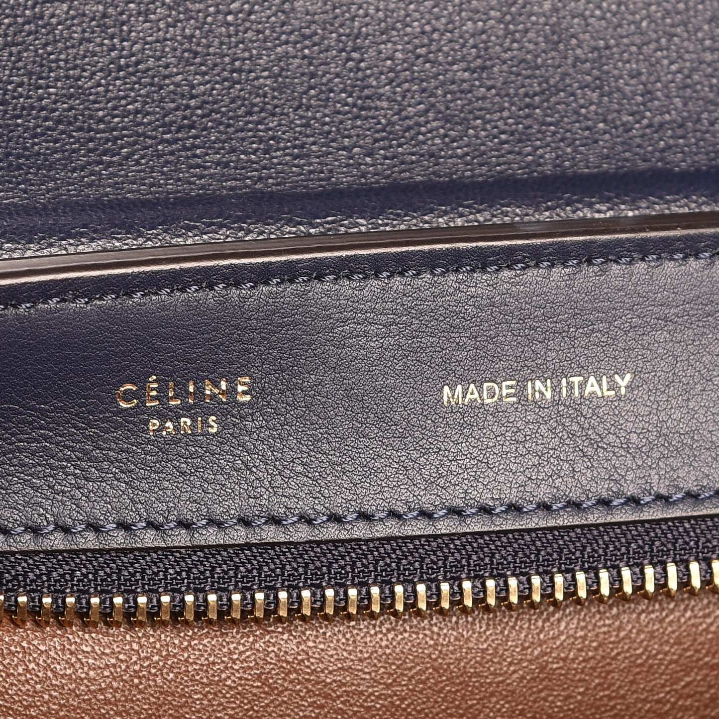 Drummed Calfskin Suede Medium Trapeze Ocean Blue