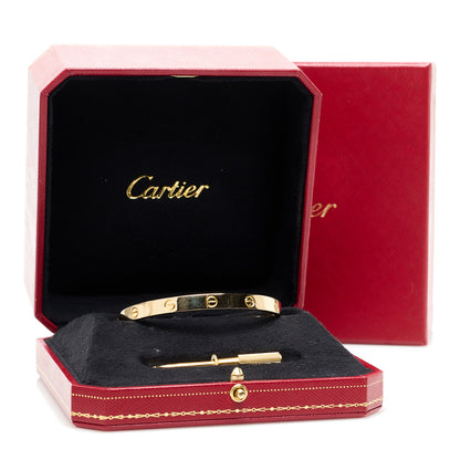Cartier 18K Yellow Gold LOVE Bracelet 19 9 of 9