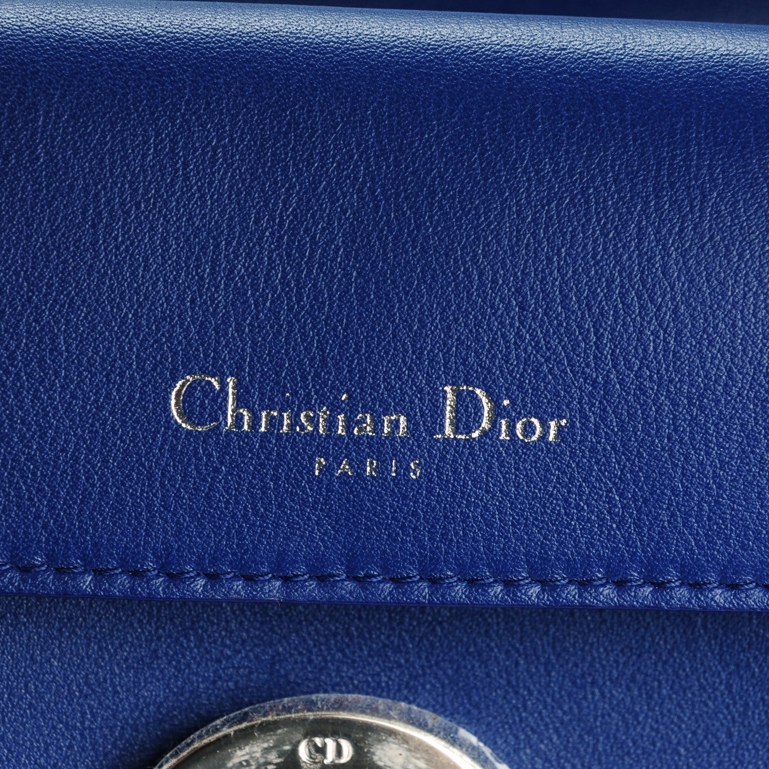 Christian Dior Smooth Calfskin Small Tri-Color Be Dior Flap Blue Celeste Deep Green 6 of 6
